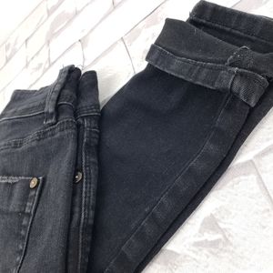 Indigo Rein. Faded Black Distressed Skinny Jean